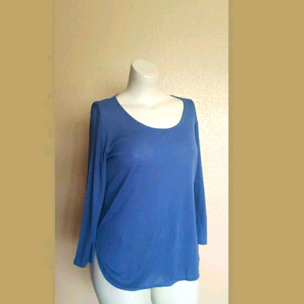Michael Stars Anthropologie 3/4 Sleeve Tee Top OS